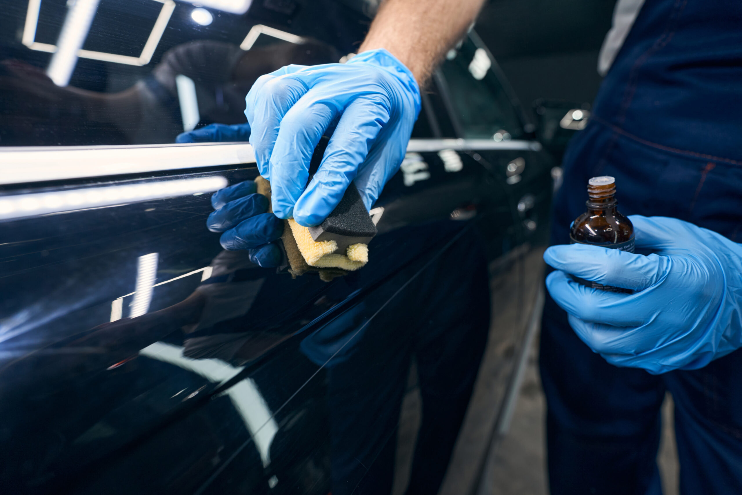 Ceramic coating protected vehicle in Las Vegas