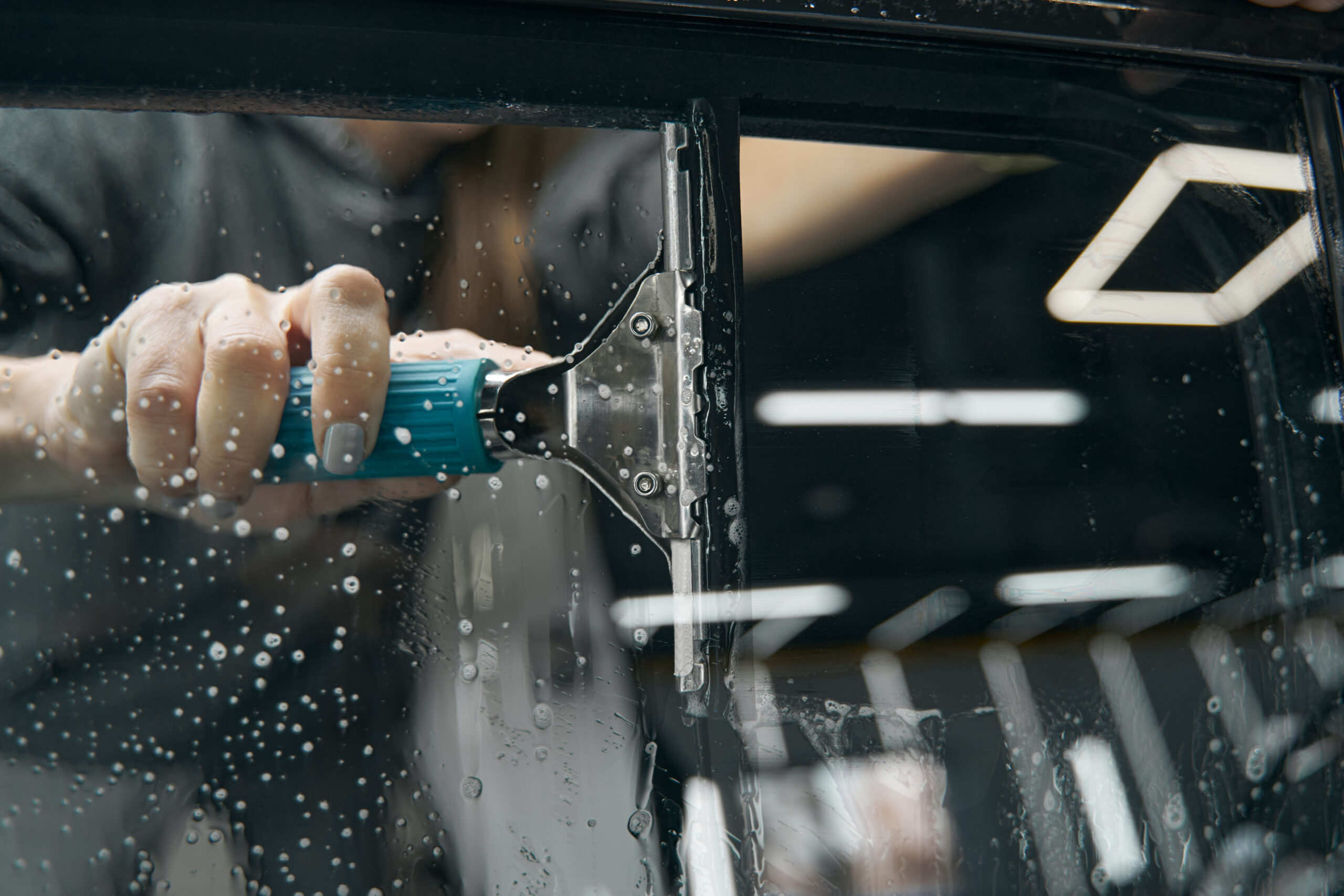 Glass cleaning